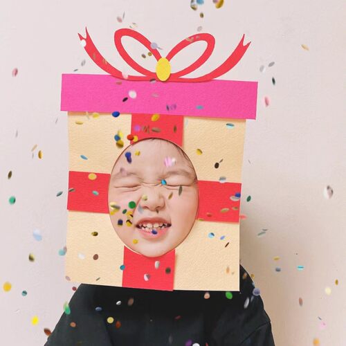 ins风蛋糕头套帽子搞怪自拍道具装饰面具蛋糕帽生日派对周岁装扮 - 图3