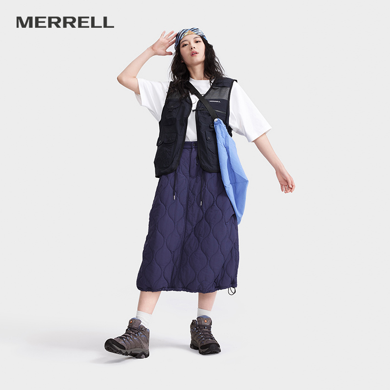 MERRELL迈乐户外运动徒步鞋情侣MOAB3 MID GTX防水透气登山鞋男女 - 图1