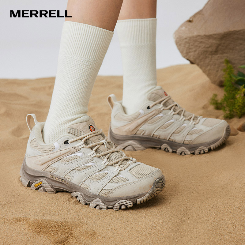 MERRELL迈乐MOAB3男女同款户外徒步鞋抓地防滑透气轻量舒适登山鞋 - 图0