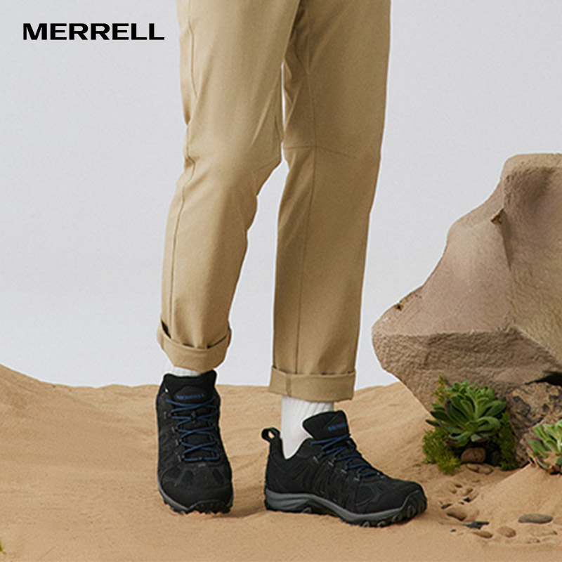 MERRELL迈乐徒步鞋男女ACCENTOR3 WP户外运动防泼水抓地登山鞋男-图1