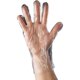 Thickened transparent plastic food disposable gloves