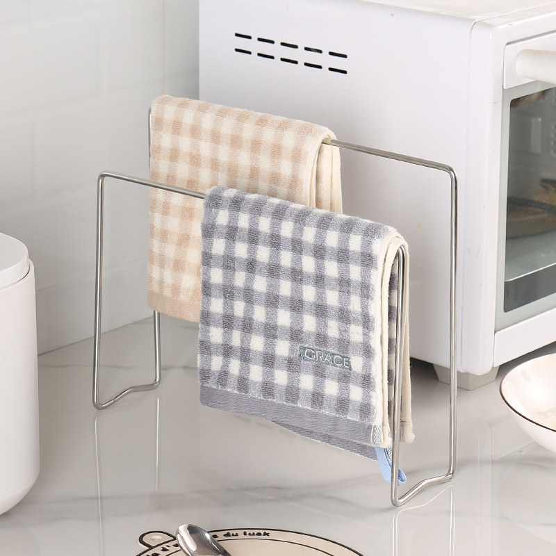 厨房抹布架304不锈钢多功能置物架家用台面沥水架手套砧板收纳架,淘宝优惠券,粉丝福利购,淘宝优惠卷