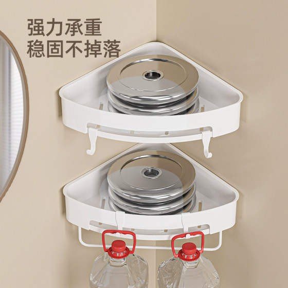 Bathroom shelves without drilling holes