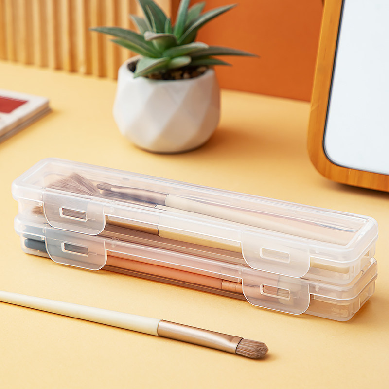 化妆刷收纳盒便携防尘带盖腮红刷子眼影刷眉笔整理盒旅游外出盒子,淘宝优惠券,粉丝福利购,淘宝优惠卷