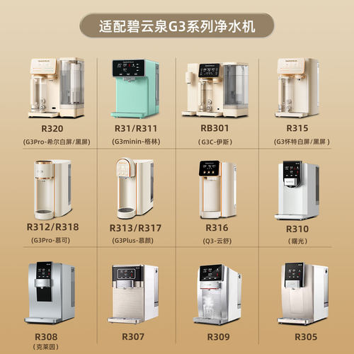 碧云泉g3净水器滤芯R312/R320/R311/R310/G3Pro/g3mini净水机滤芯 - 图0