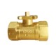 Edmo electric two-way valve has large diameter and does not block slag