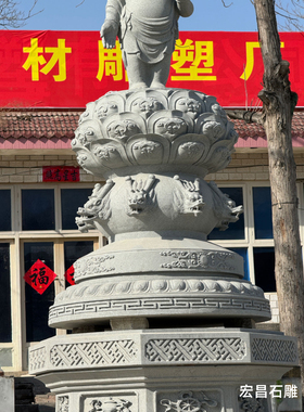 青石雕刻石雕太子佛大型石头浴佛石佛像寺院景区公园广场石佛造像
