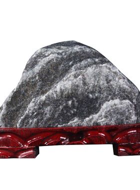 正宗泰山石敢当天然原石招补角客厅靠山石家居室内泰山石头摆件