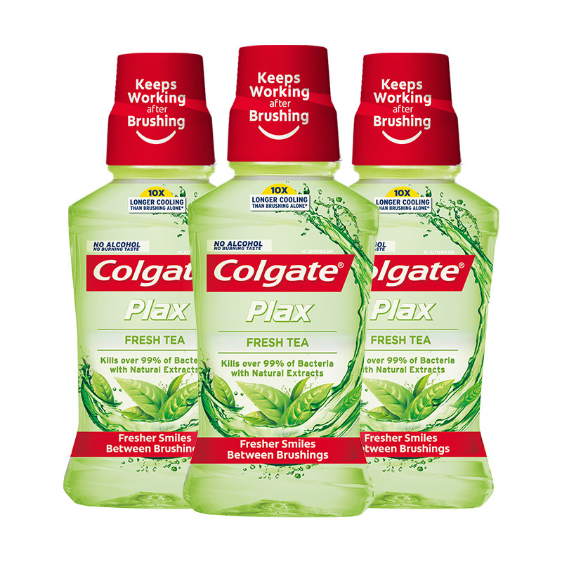 高露洁不杀菌抗菌口臭茶健漱口水 进凯居家日用漱口水