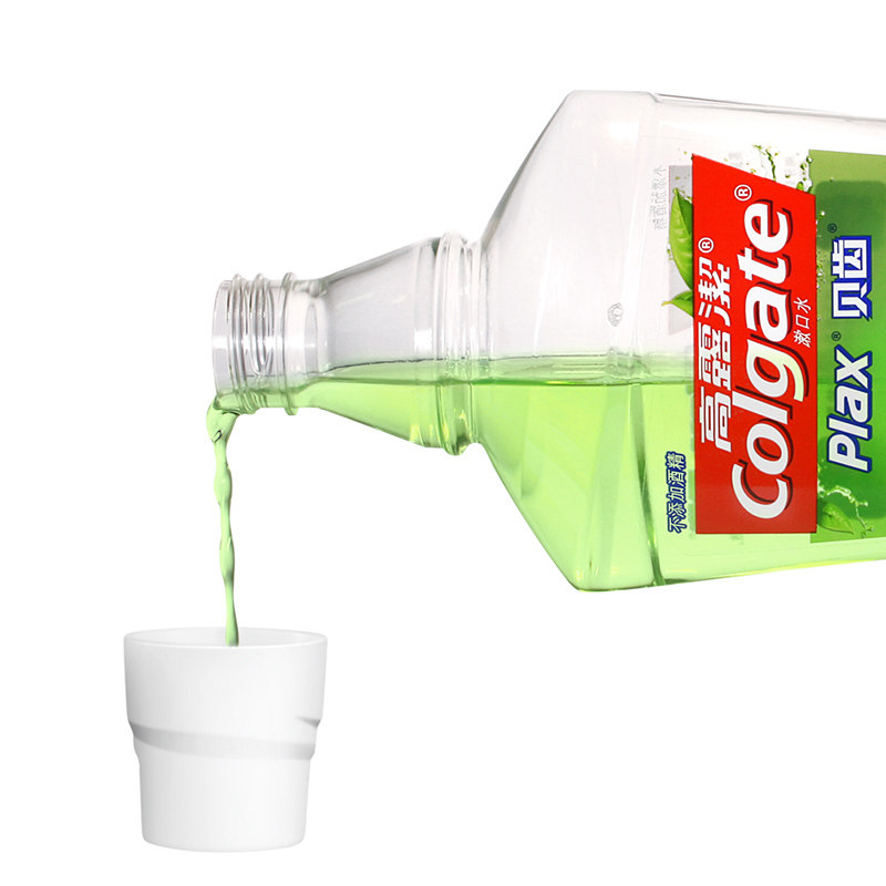 高露洁贝齿茶健250ml*4瓶漱口水 进凯居家日用漱口水