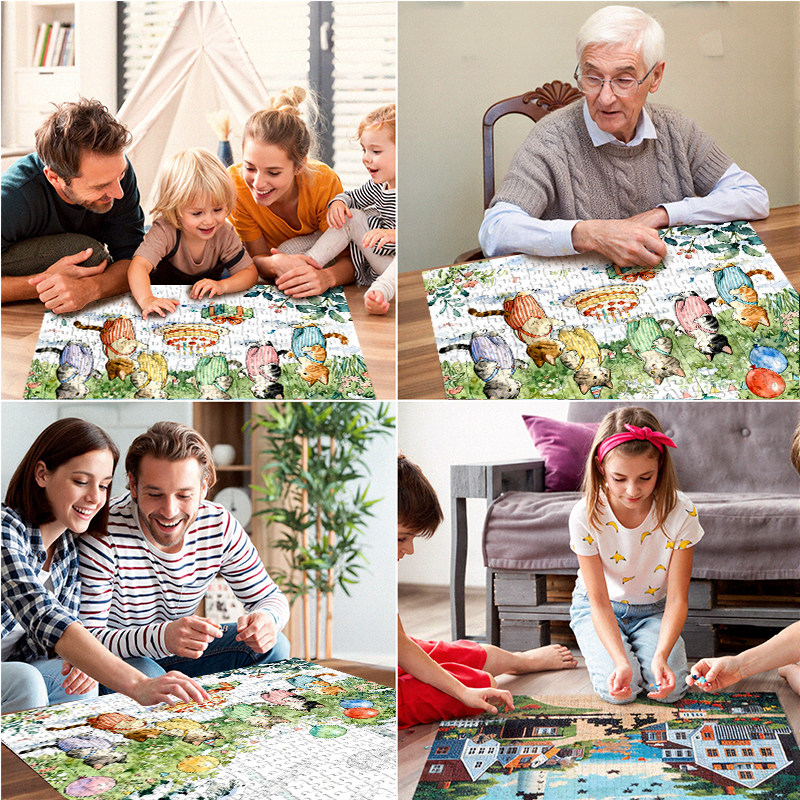 拼乐鸭喵星人的雪日甜1000片拼图成人治愈解压手作生日礼物玩具,淘宝优惠券,粉丝福利购,淘宝优惠卷