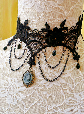 原创choker复古lolita蕾丝项链