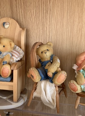 珍爱熊 正品海淘 女生礼物节日摆件 中古收藏 enesco