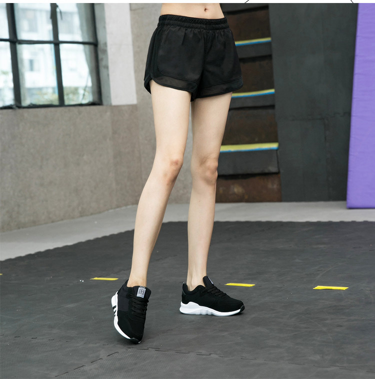 运动短裤女防走光跑步速干宽松休闲大码瑜伽健身夏季三分黑色热裤,淘宝优惠券,粉丝福利购,淘宝优惠卷