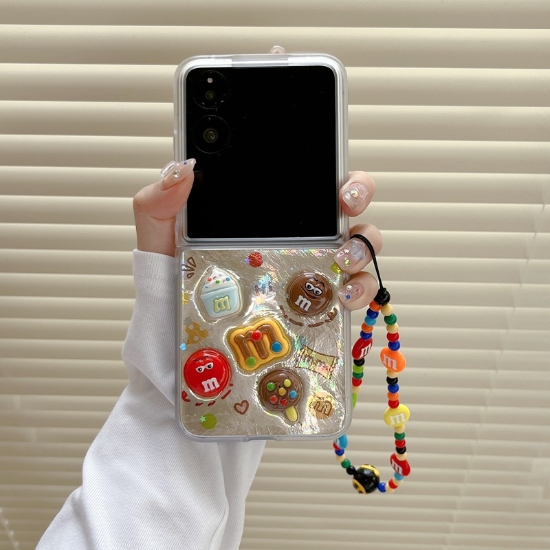 适用折叠屏小米MixFlip2壳膜一体荣耀MagicVFlip手机壳m豆pocket2华为PuraX三星zflip6手N3绳链W25女novaflip - 图1