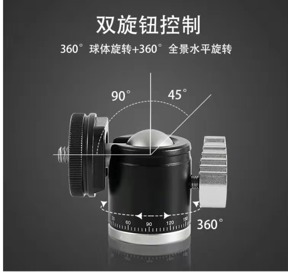 便携多功能360度相机微单手机投影仪补光灯迷你球形全景XY-19云台,淘宝优惠券,粉丝福利购,淘宝优惠卷