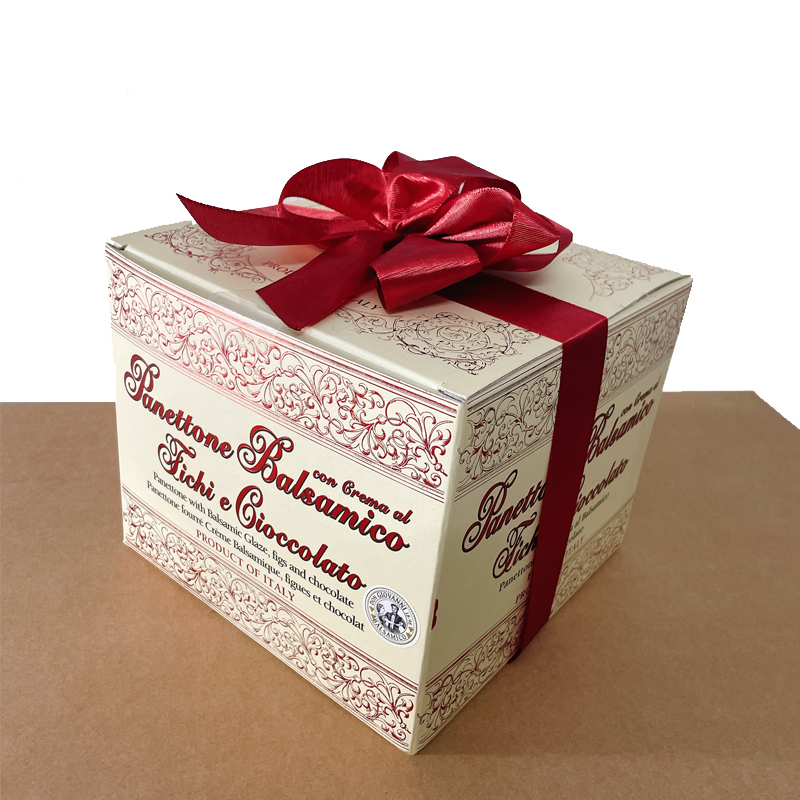 意大利进口圣诞手工蛋糕panettone樱桃无花果巴萨米克香醋味礼盒-图1