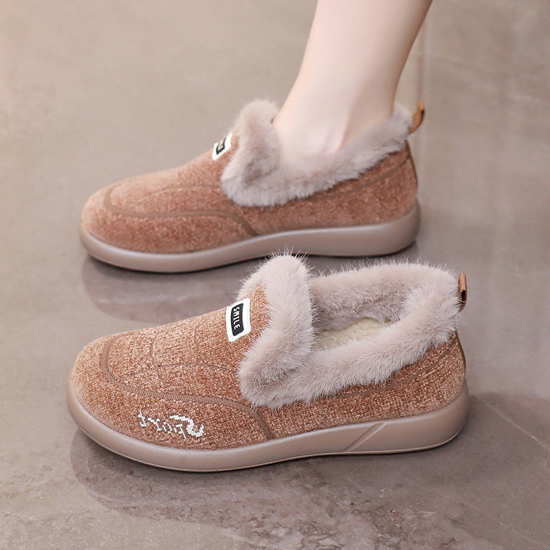 2025冬季新款老北京棉鞋女保暖防寒雪地靴软底防滑加绒加厚妈妈鞋,淘宝优惠券,粉丝福利购,淘宝优惠卷