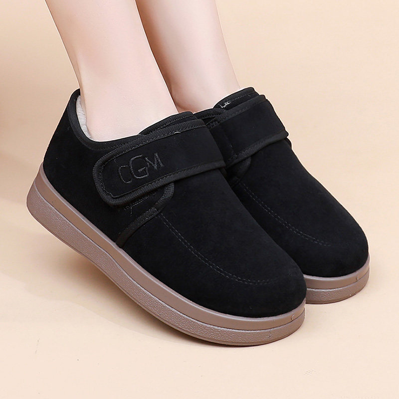 2025冬新款老北京棉鞋加绒加厚保暖雪地靴软底轻便魔术贴妈妈棉鞋,淘宝优惠券,粉丝福利购,淘宝优惠卷