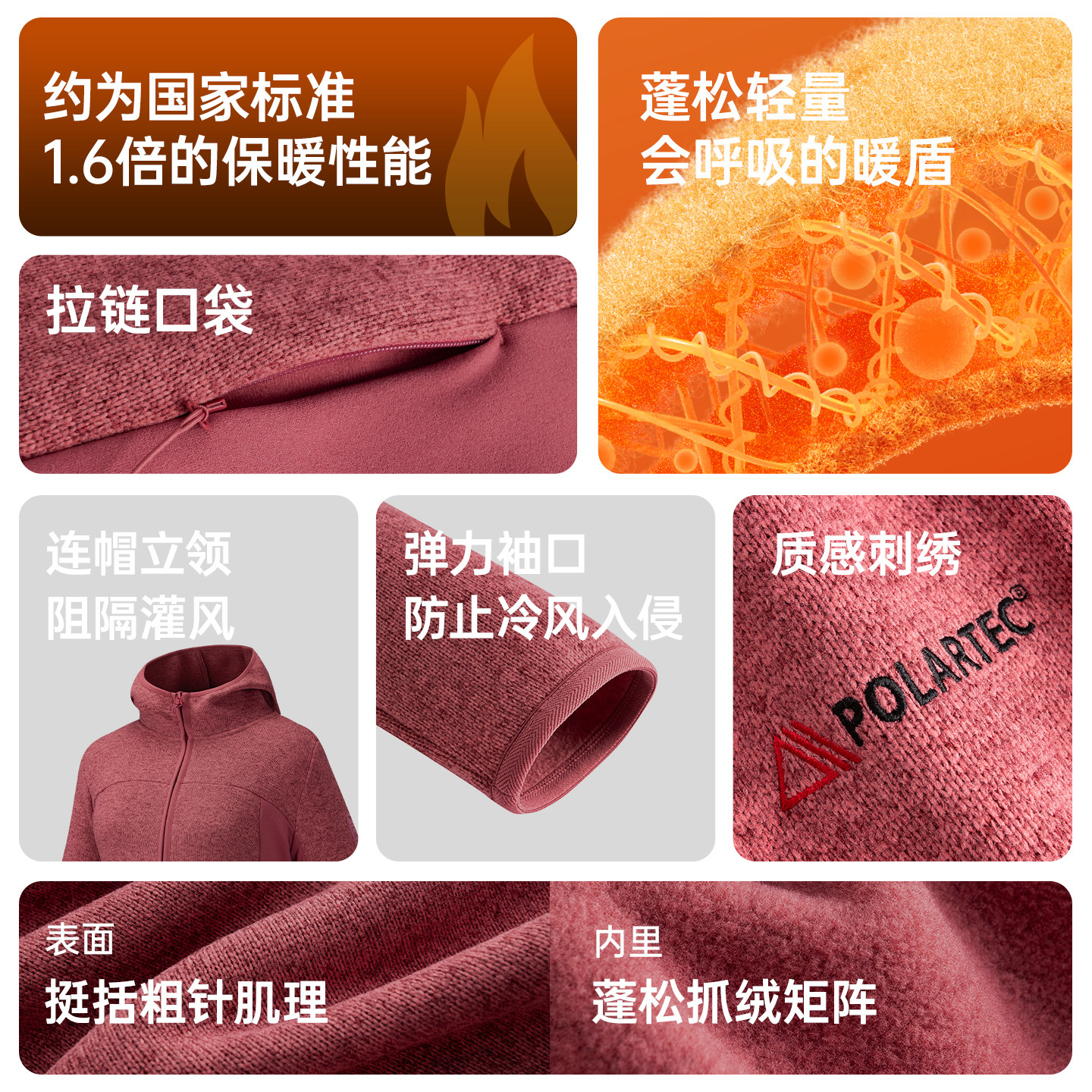 安踏×中国国家地理丨Polartec户外抓绒衣女士保暖外套162546704,淘宝优惠券,粉丝福利购,淘宝优惠卷