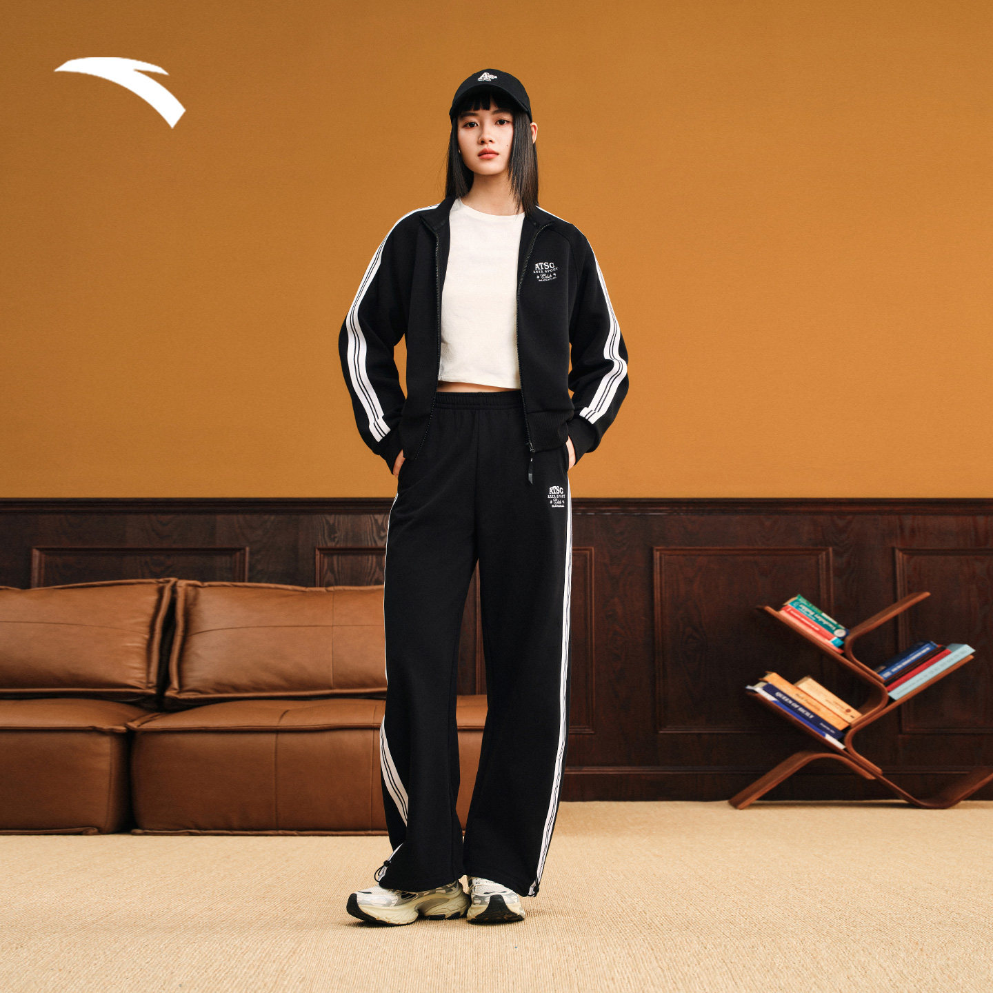 安踏针织开衫外套女装冬季新款学院风休闲宽松运动上衣162538704,淘宝优惠券,粉丝福利购,淘宝优惠卷