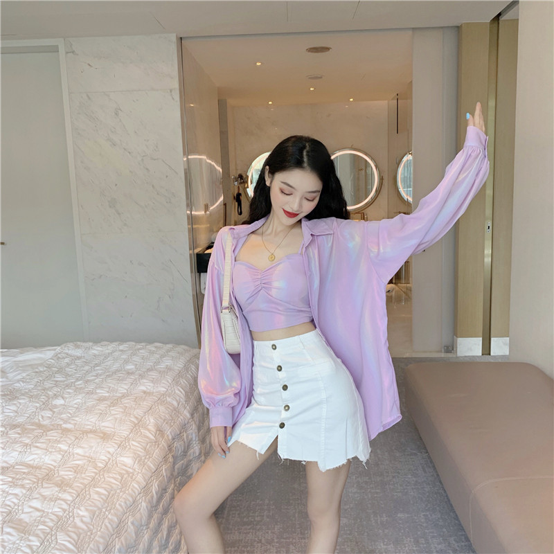  谜帕服饰蕾丝衫/雪纺衫