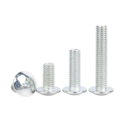 固万基铁镀锌大扁头十字螺丝圆头伞头螺栓大帽蘑菇头机螺钉M3-M8 - 图3