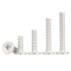 Cross flat head self-tapping screw