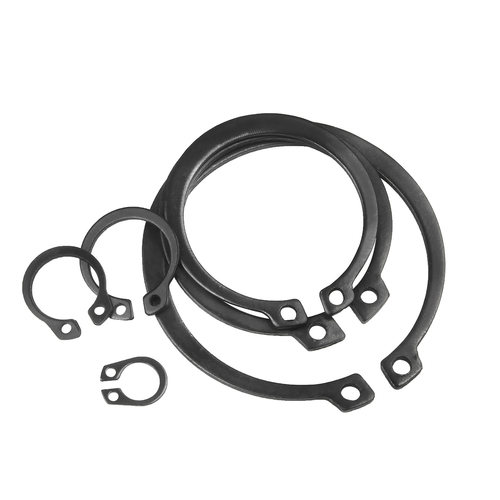 固万基50MN锰轴用挡圈轴卡外卡卡环GB894卡簧弹性铁黑卡扣C型A形 - 图3