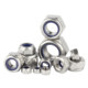 Boxed anti-loosening self-locking nuts