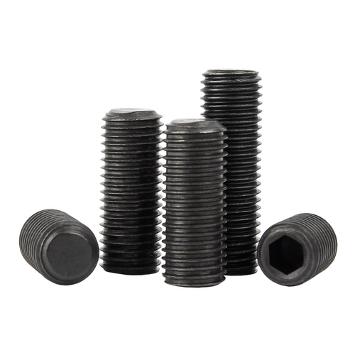 4.8级细牙紧定螺钉无头内六角螺丝平端机米顶丝M8M10M12*1m14M16 - 图2