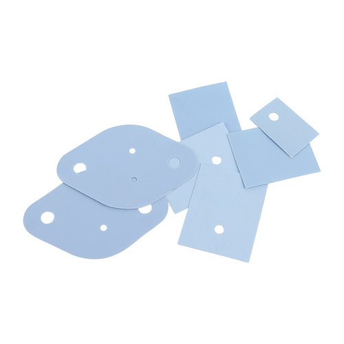 矽胶片散热导热硅胶片TO-220 TO-3P 三极管垫片电子管导热绝缘片 - 图1