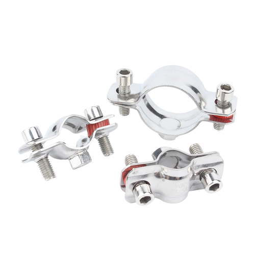 304不锈钢螺母固定管支架焊卡扣抱箍管夹PPR水管夹子管道管卡卡箍 - 图3