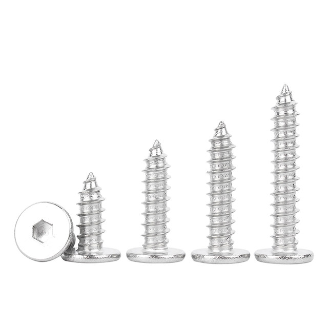 Flat head hexagon socket screws