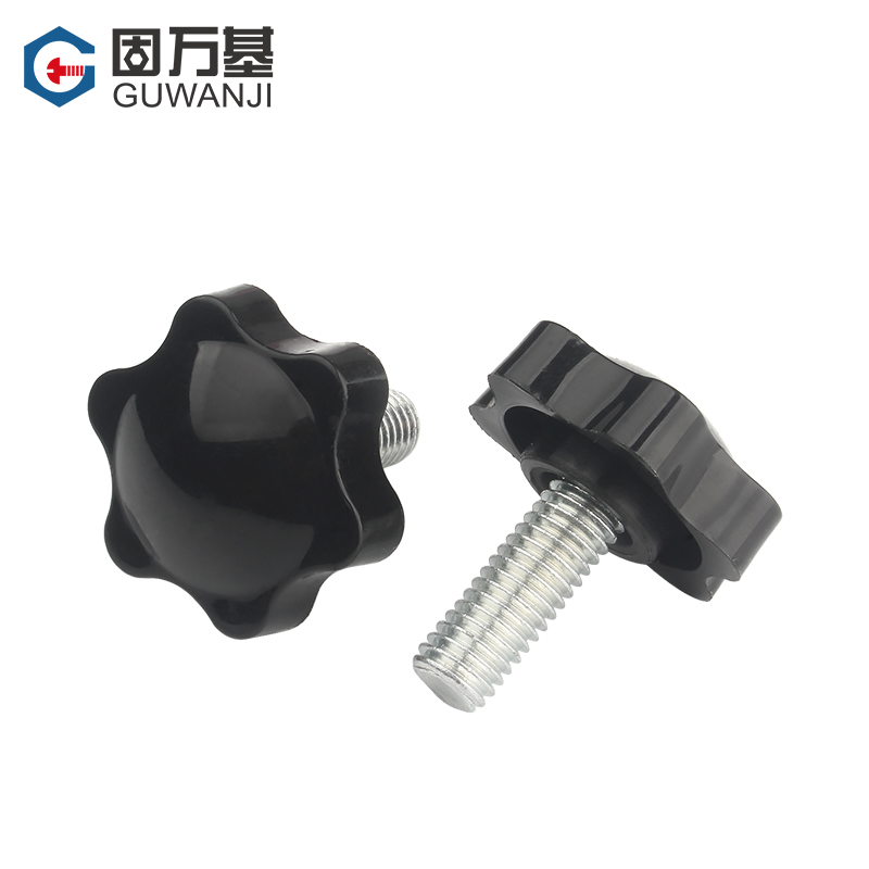 梅花手柄螺丝星型手拧把手螺栓六星形塑胶螺钉星型胶头螺丝M4M5M6 - 图1