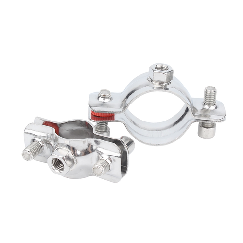 304不锈钢螺母固定管支架焊卡扣抱箍管夹PPR水管夹子管道管卡卡箍 - 图1