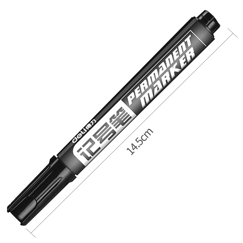 包邮得力33668套装记号笔油性物流大头笔 马克笔黑色办公用品50支,淘宝优惠券,粉丝福利购,淘宝优惠卷