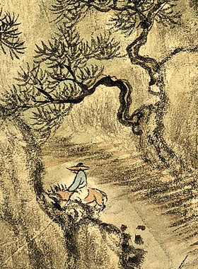 新中式新古典名画山水风景玄关画