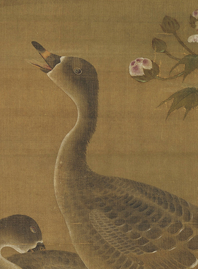 画稿古画名画馆藏吕纪观赏画芯