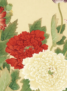 山水花鸟花卉工笔画临摹微喷图册