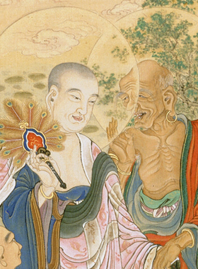 五百罗汉像国画工笔人物临摹仿古