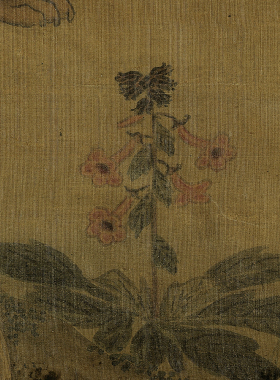 武宗名画哈巴狗蝉知了风景古代
