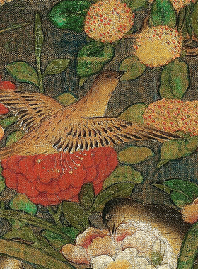 陈琳葫芦花瓶艺术微喷绢布画芯
