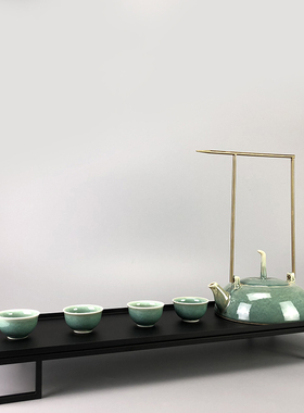 新中式风陶瓷禅意茶室摆件工艺品
