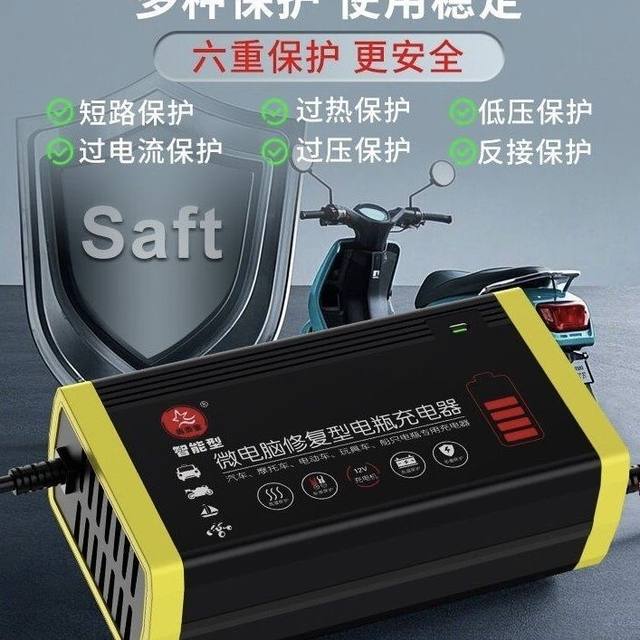 12V battery charger intelligent repair