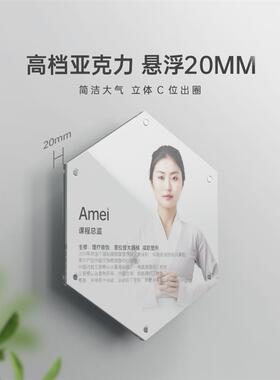 六边形亚克力相框组合挂