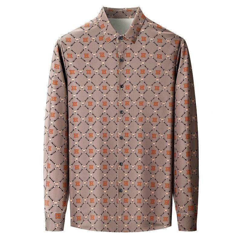 春秋花格221袖高档衬衣男新士款宽衬松无痕长衫薄款免烫寸衣男,淘宝优惠券,粉丝福利购,淘宝优惠卷