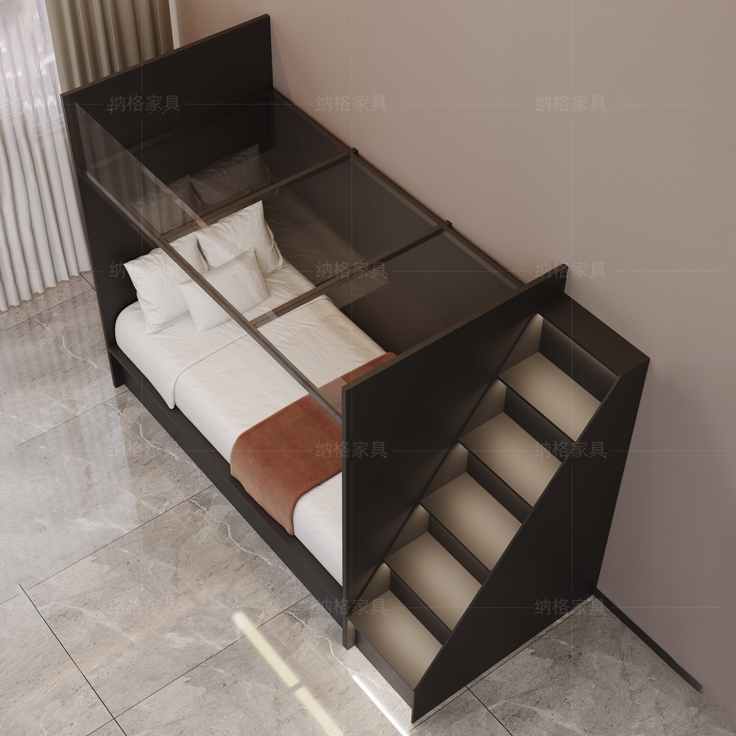 青旅民宿上下铺双层床全封闭式公寓学校宿舍电竞酒店太空舱上下床,淘宝优惠券,粉丝福利购,淘宝优惠卷