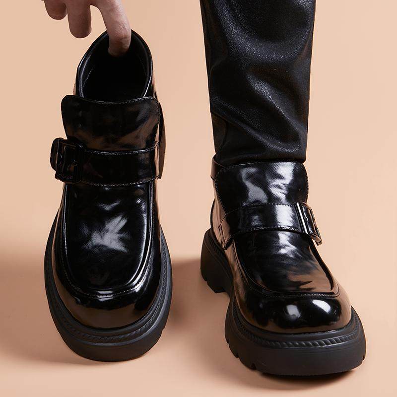 男士切尔西靴男款真皮内增高秋冬靴子男英伦厚底短靴马丁靴男皮靴,淘宝优惠券,粉丝福利购,淘宝优惠卷