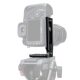 L-type vertical clapper board tripod stabilizer quick release plate